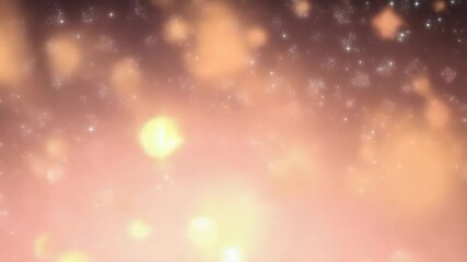 Poster - Abstract glowing particles creating a dreamy background  