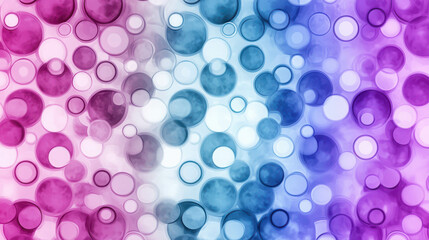Aufkleber - Colorful Abstract Background with Soft Circles and Gradients in Pink, Blue, and Purple Hues