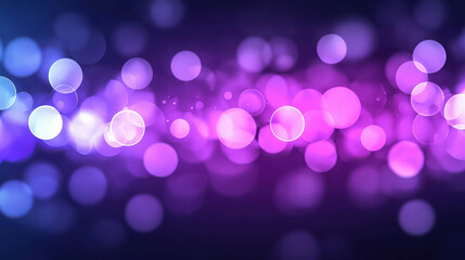 Poster - Colorful Bokeh Lights Background with Soft Purple and Blue Tones for Creative Projects