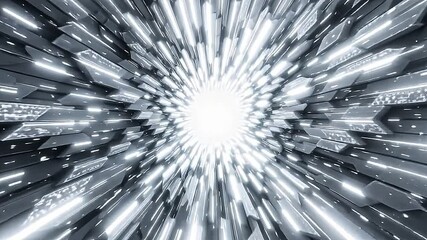 Poster - Dynamic light burst action digital space abstract visuals futuristic environment close-up viewpoint energy and movement concept for seo impact