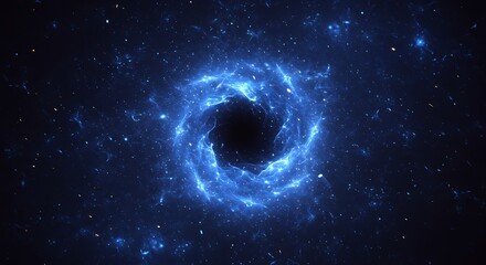 Wall Mural - Luminous Cosmic Vortex Galaxy Swirl
An abstract background of a luminous cosmic vortex swirling with galaxies and stardust in rich blue and black tones, ideal for space-themed wallpapers and futuristi
