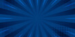 © Fahrus sinatria - Dark blue comic-style background with radial burst lines and halftone patterns. Bold and energetic design ideal for superhero themes, gaming visuals, and action-packed content.