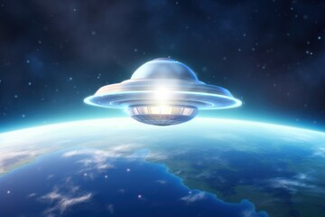 Wall Mural - ufo space astronomy universe. .
