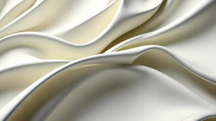 Poster - Discovering the beauty of flowing fabric draped elegantly on a serene backdrop in soft light Generative AI