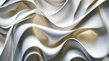 Poster - Explore the beauty of intricate curves and flowing textures in a stunning abstract design Generative AI