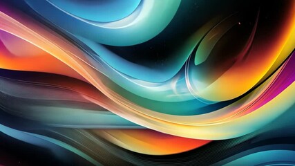 Poster - Vibrant swirls of color dance across a canvas, capturing the essence of creativity and imagination in a mesmerizing display Generative AI