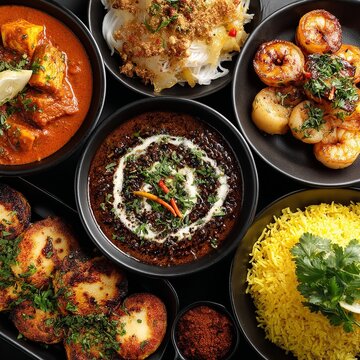 Indian Food Digital marketing, Indian Food primal designer ai generator.