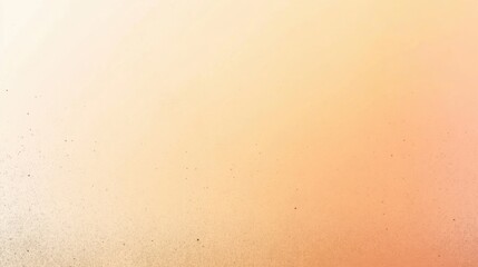 Poster - Soft gradient background created with warm hues blending from orange to cream at sunset, providing a serene atmosphere