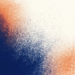 Poster - Colorful gradient texture blending shades of orange, blue, and white creating an abstract visual effect