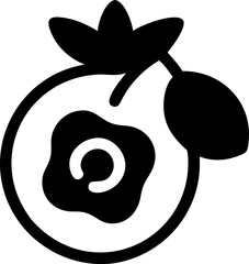 Wall Mural - vector illustration of a round apple icon