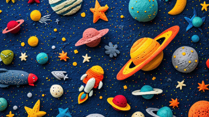 Wall Mural - space sky backgrounds art confectionery.