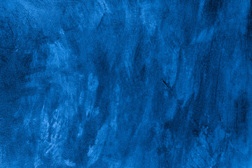 Aufkleber - Old wall pattern texture cement blue dark abstract  blue color design are light with black gradient background.