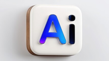 Poster - Icon representing market intelligence and automation for data gathering and analysis in financial strategies concept