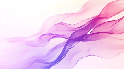 Poster - Abstract Flowing Fabric Design - Elegant flowing fabric design with soft pink and purple hues, perfect for backgrounds, websites, or presentations