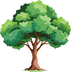 watercolor-style tree
