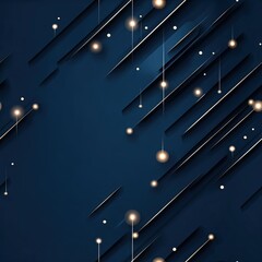 Poster - Abstract blue background with diagonal lines and geometric shapes offers a modern design ideal for corporate presentations and layouts SEAMLESS PATTERN
