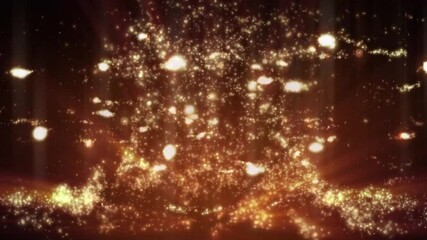 Wall Mural - abstract fantasy background shiny particles dust rays and energy flow loop