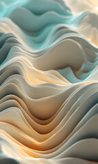Poster - Subtle shifts in form and tone create an ambiance of restful fluidity, inviting peace and wonder