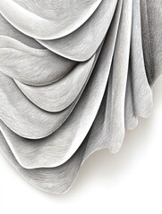 Poster - Draped Fabric Texture - Abstract close-up of elegantly draped fabric, showcasing its texture and soft folds. Perfect for design or textile projects