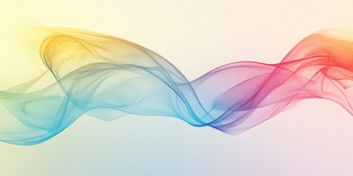 Radiant ripple background with fog splash curve
