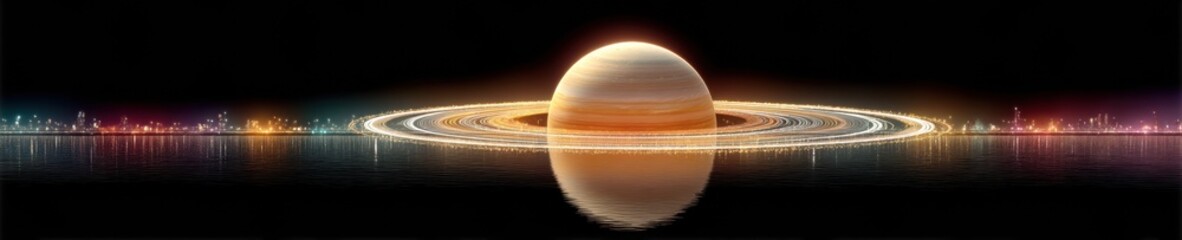 Poster - Cosmic Visualization Immersive Planetary Exploration with Hyper-Realistic Saturn - Next-Gen Scientific Visualization and Space Education Innovation