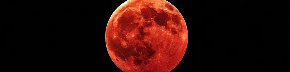 Aufkleber - Celestial Mystique Ultra-High Resolution Blood Moon Visualization - Cutting-Edge Astronomical Research and Immersive Space Education Imagery