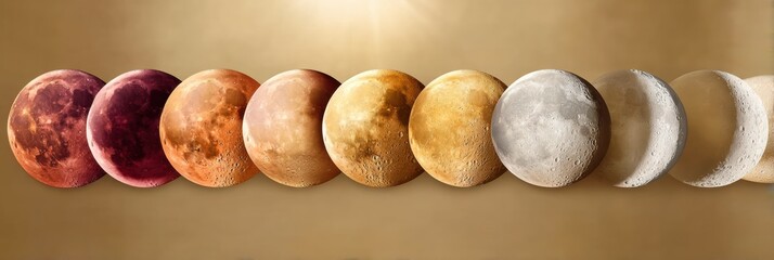 Poster - Celestial Rhythm Immersive Lunar Cycle Visualization - Trending Scientific for Digital Learning, AR Education and Cosmic Exploration