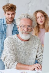 Poster - Intergenerational Digital Collaboration Empowering Wisdom and Tech Innovation with Inclusive Mentorship in Modern Multigenerational Workspace