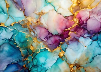 Poster - marble ink abstract art from exquisite original painting for abstract background,jpg