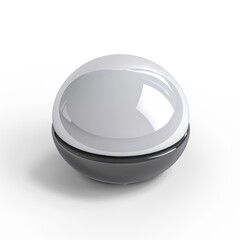 Poster - modern sphere-shaped decorative object with a contrasting color base.
