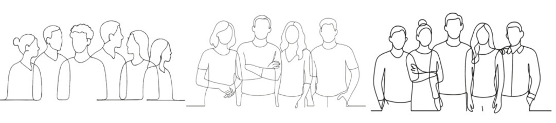 Aufkleber - Group of friends socializing in a casual setting during evening gathering