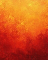 Poster - Abstract fiery gradient background with textured surface vibrant color transition from yellow to deep red creating a warm and dynamic visual effect