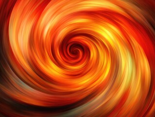 Poster - Abstract fiery vortex of swirling colors creating a dynamic and energetic composition with warm hues and captivating depth for modern design