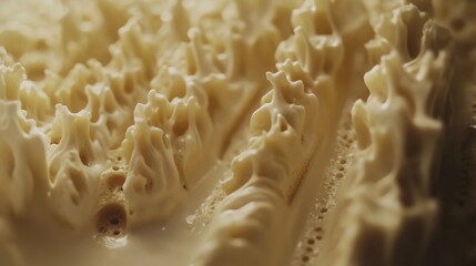 Poster - close up of a porous material with an interesting texture and pattern ideal for backgrounds and abst