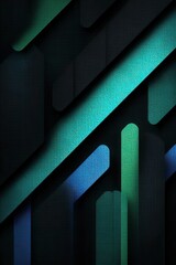Poster - Abstract gradient background with geometric shapes and dark shadows creating a modern and dynamic visual effect ideal for wallpapers and digital design projects