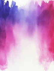Aufkleber - Vibrant Watercolor Wash Background - Abstract watercolor painting in shades of pink, purple, and blue. Perfect for design projects