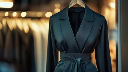 Aufkleber - Suit hanging on a mannequin in a retail store