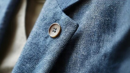 Aufkleber - A detailed shot of a button on a jacket