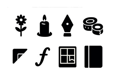 Poster - Creative elements collection for art and design projects