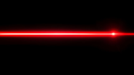 Wall Mural - futuristic red laser beams glowing against a black void, creating an intense, high-tech atmosphere. 