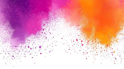 Poster - Vibrant music notes are flowing from a tablet that is positioned on a white background