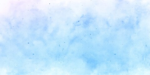 Poster - The sky is a beautiful shade of blue with fluffy white clouds scattered throughout. The background is a soft, light blue color that complements the sky perfectly