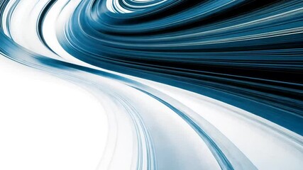 Poster - Abstract blue swirl motion background design