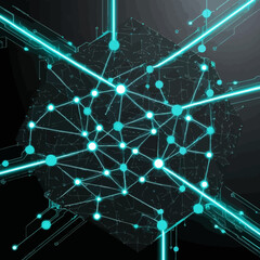 Poster - digital connectivity and data visualization