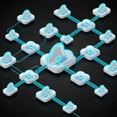 Poster - digital ecosystem abstract