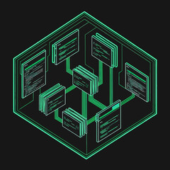 Poster - networked data visualization