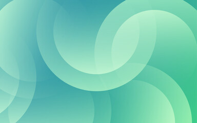Leinwandbilder - Minimalist abstract background, green gradation,circle mmephis background, colorful,vector illustration