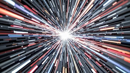 Poster - Explosive energy burst digital realm abstract art high-speed environment dynamic perspective conceptual visualization for modern design