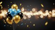 © SabtuPagi - Celebrating with Balloons Confetti and Bokeh Lights for Special Occasions