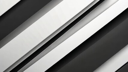 Poster - Modern Minimalist Design Abstract Geometric Patterns with Sleek Diagonal Lines in Gray and White, Showcasing Texture and Depth for Contemporary Aesthetic.